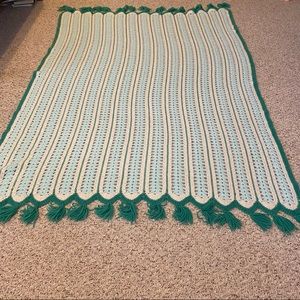 Beautiful Afghan Handmade Multicolour Cottagecore Size 70” x 50”